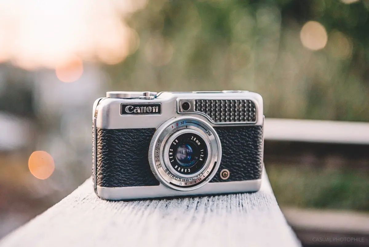 My Three Half Frame Cameras Canon Demi, Konica EYE, Olympus Pen EES